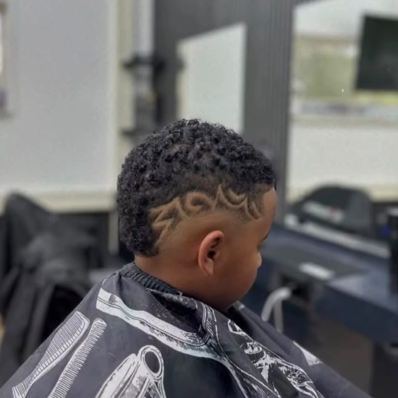 Afro taper fade