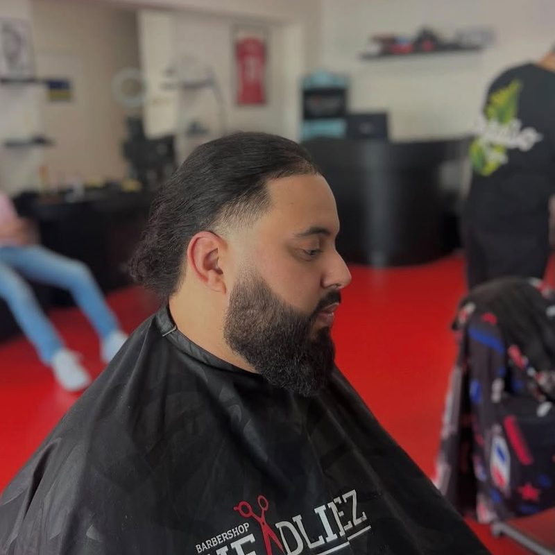 Fade met ster hair design